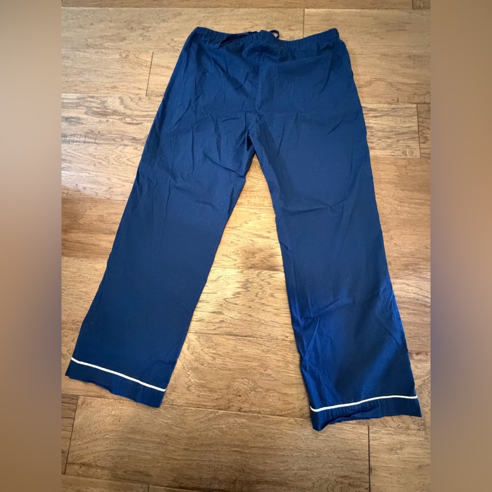 Haven Well Within Navy 100% Cotton Lounge Pajama Pants Size L